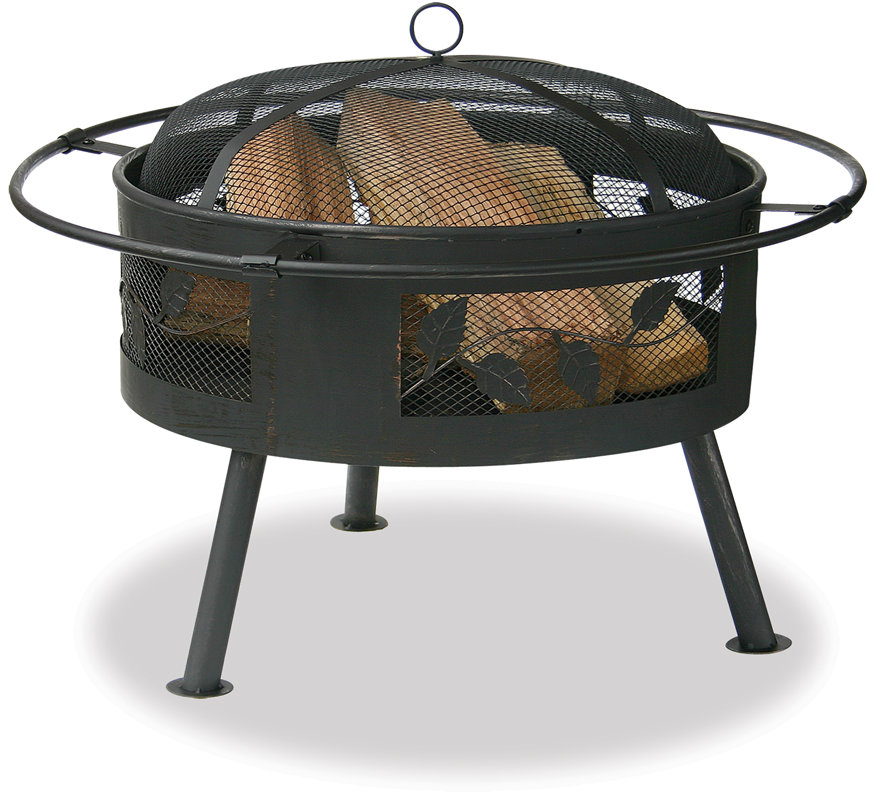 Uniflame Stainless Steel Wood Burning Fire Pit & Reviews Wayfair